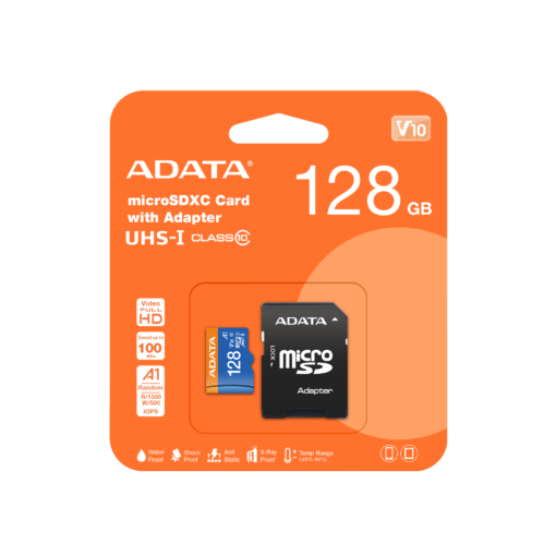 Tarjeta micro SD 128GB Adata v10 a1