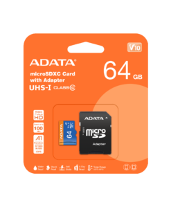 Tarjeta micro SD 64GB Adata v10 a1