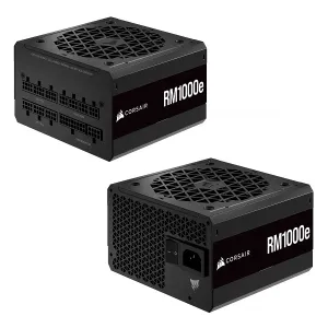 Second image of Fuente de Poder Corsair RM1000E 1000W Fully Modular Low-Noise ATX 80 Plus Gold