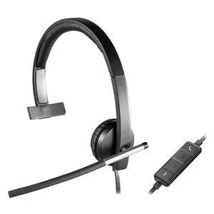 Headset Logitech H650e Negro Monoaural Alámbrico USB Plug and Play