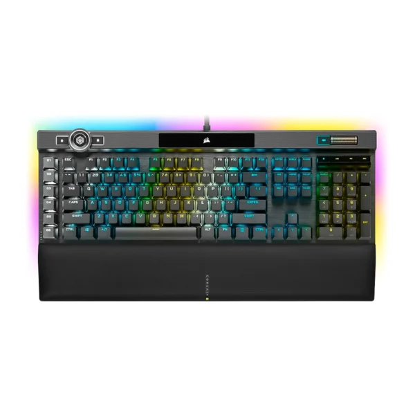 Teclado Corsair Mecánico Gaming K100 RGB Cherry MX Speed Black