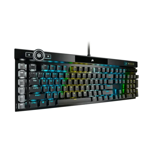 Second image of Teclado Corsair Mecánico Gaming K100 RGB Cherry MX Speed Black