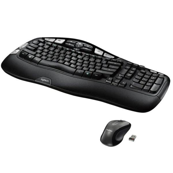 Teclado-Mouse combo Logitech MK550 Negro Wireless USB Unifying Comfort Wave
