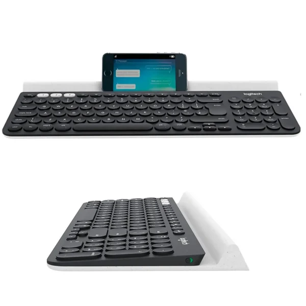 Second image of Teclado Logitech K780 Negro Multidispositivos Bluetooth Wireless USB Unifying Multiplataformas