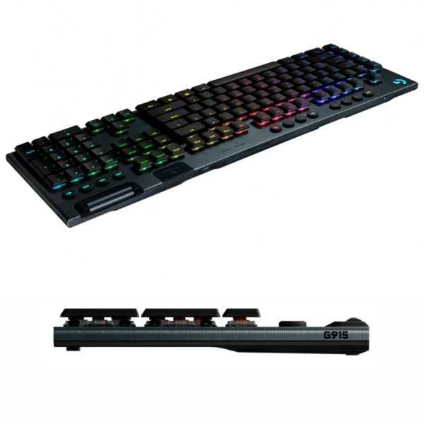 Second image of Teclado Logitech Gaming G915 Wireless RGB Lightspeed for Gaming Negro