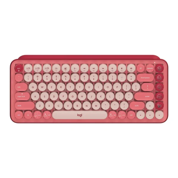 Teclado Logitech POP KEYS Mecânico Inalámbrico Rosado
