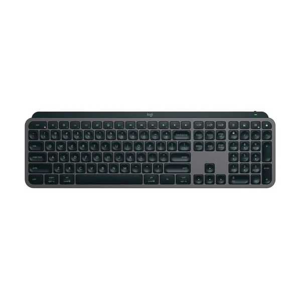 Teclado Logitech MX Keys S Grafito Ingles USB Logi Bolt-BT-Multi Dispositivo - Recargable-Retro Iluminado