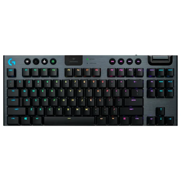 Teclado Logitech Gaming G915 X Lightspeed TLKL LP Wireless RGB Mecánico Grafito