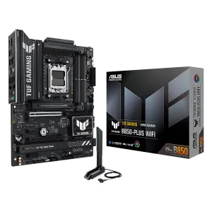 Mainboard Asus TUF GAMING B850-PLUS WIFI AM5 AMD Ryzen 9000 DDR5-8000Mhz BT DP HDMI 10usb PCIe 5.0 ATX