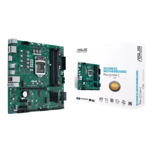Mainboard Asus Pro Q570M-C 10ma-11ava LGA1200 4DDR4 2DP HDMI 2M.2 6USB 2-PCIE3.0 Micro-ATX