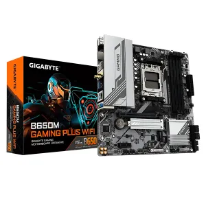 Mainboard Gigabyte B650M GAMING PLUS WIFI AM5 DDR5-5200 WIFI HDMI 2 DP PCIe4.0 2 M.2 13 USB mATX