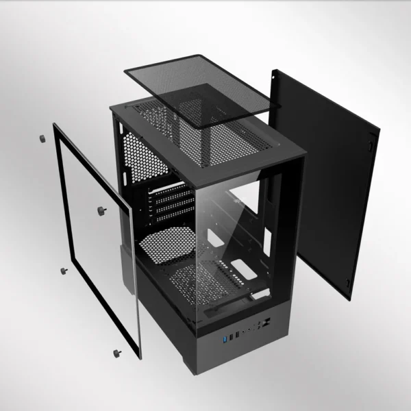 Second image of Case Gamer Aquaron Duplex One BK