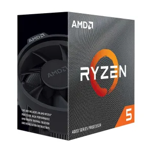 Procesador AMD AM4 Ryzen 5 4600G 3.7GHz 6 Core 12 Hilos Cache 3MB 65W DDR4-3200 Multi Pack