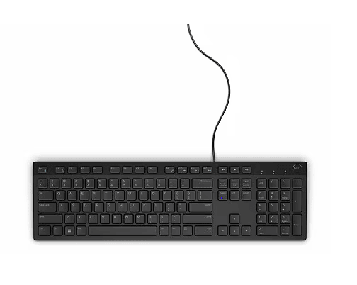 Teclado Dell USB Multimedia KB216 Slim