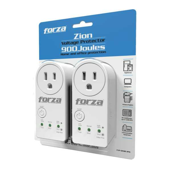 2-Pack Protector Forza 110v Blanco