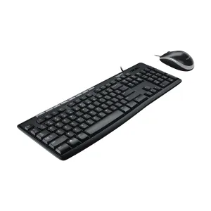 Second image of Teclado-Mouse Combo Logitech MK200 Negro USB Plug and Play Resistente a Salpicaduras