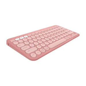 Second image of Teclado Logitech Pebble Keys 2 K380S Wireless Español Rosa | Negro