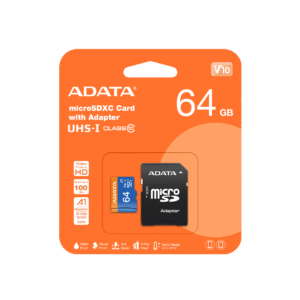 Tarjeta SD Adata 64GB Class 10 UHS-I Clase 10 V10 A1