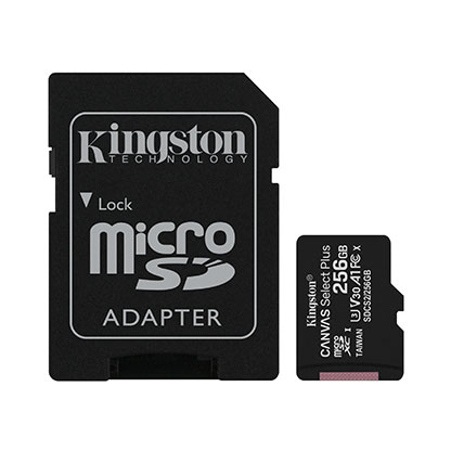 Tarjeta SD Kingston Canvas Select Plus 256GB